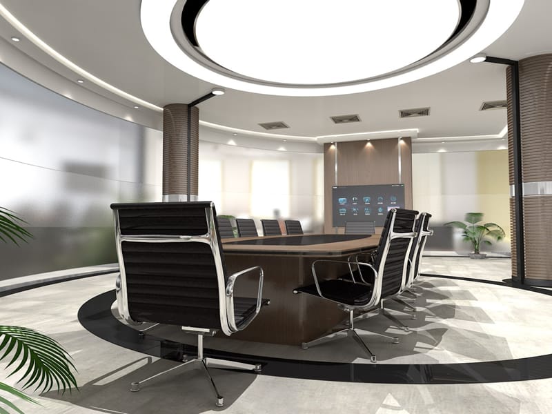 Lichtinstallation Konferenzraum